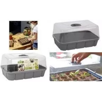 EDA mini-kasvihuone koko L antrasiitti 15,7L 560x250x240mm 013933 G.ANT CX