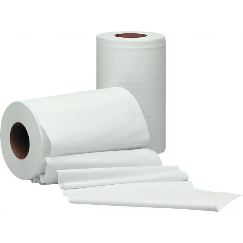 TORK Reflex -yleispuhdistusrulla, 2-kerroksinen, valkoinen, 67 m, rei'itetty, kohokuvioimaton, 1 rulla (473474)