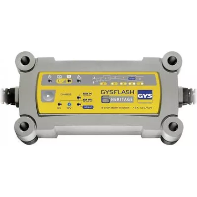 GYS Flash Heritage 6A 6V/12V automaattinen akkulaturi 029538