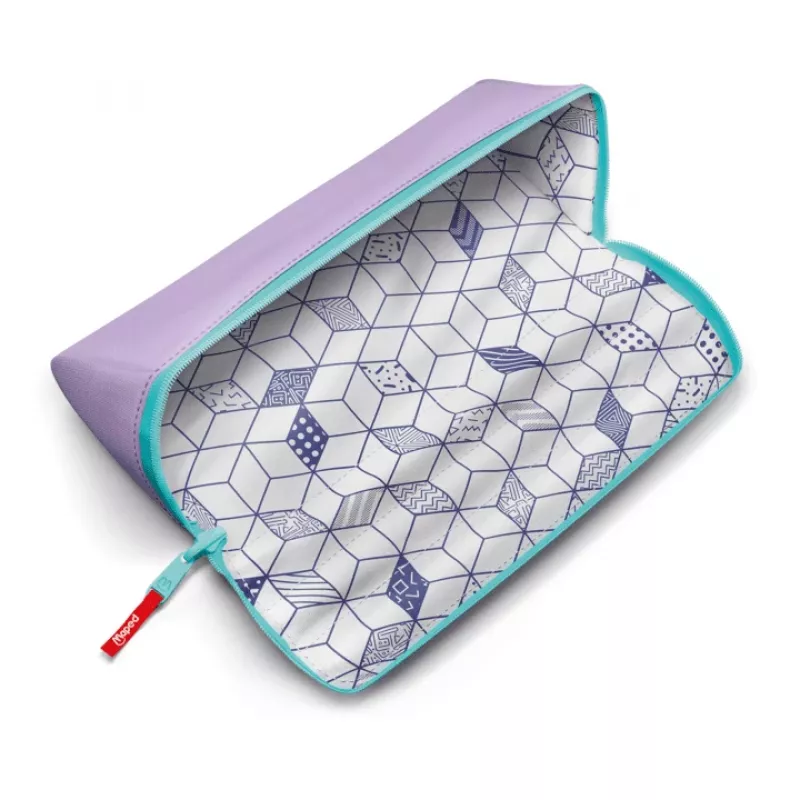 Maped XXL Classic Pastel Sweet Purple kolmionmuotoinen penaali erittäin leveällä aukolla ja kaksipuolisella kuviolla 931910