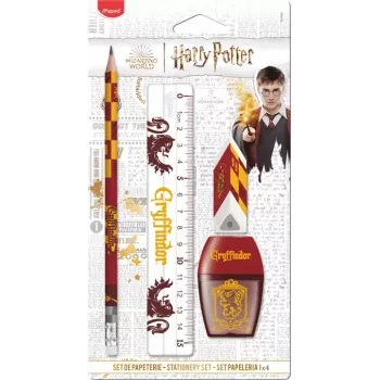 Maped Harry Potter Gryffindor kirjoitussarja, 4 osaa, blisterpakkaus (981880)