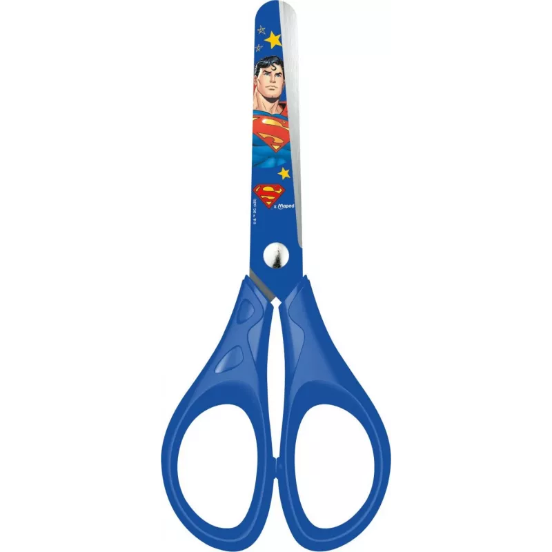 Maped Superman askartelusakset, pyöreä kärki, 130 mm, sininen 464233