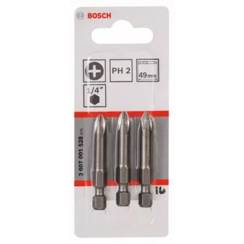 Bosch Professional Extra Hard Phillips PH2 49 mm ruuvauskärjet 3 kpl:n pakkaus 2607001528