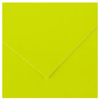 Canson Vivaldi värillinen paperi, 500 x 650 mm, 250 g/m², neonkeltainen, 25 arkkia (C200403809)