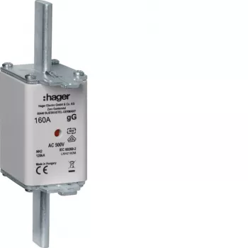 HAGER LNH2160M NH2 sulake 160A 500V gG sulamisilmaisimella