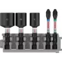 Bosch Impact Control ruuvauskärki- ja hylsyavainsarja, 5-osainen, PH2, PZ2, 8/10/13 mm 2608522350