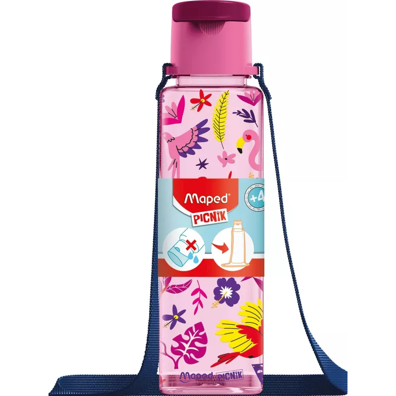 Maped PICNIK Access Birds juomapullo 0,5 L pinkki 876702