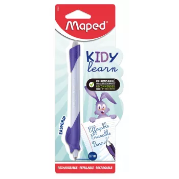 Maped KIDY learn pyyhkäistävä mustekynä jänis, sininen muste, 0,7 mm, blisteripakkaus 229600
