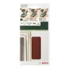 Bosch 2609256A90 10 kpl pakkaus 185 mm x 93 mm tarrahiomalaikat, karheus 120, rei'itetty