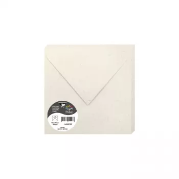 Clairefontaine Pollen Natura kirjekuori kierrätyspaperista, neliö, 165 x 165 mm, 120 g/m², yksittäiskappale 55019C