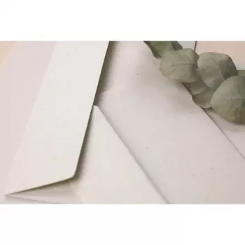 Clairefontaine Pollen Natura kirjekuori kierrätyspaperista, neliö, 165 x 165 mm, 120 g/m², yksittäiskappale 55019C