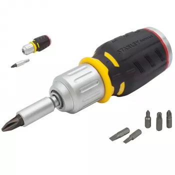 STANLEY FatMax 6-bittinen monibittinen ruuvimeisselisarja FMHT0-62688 - musta/keltainen