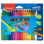 Maped COLOR'PEPS INFINITY kolmikulmaiset värikynät, 36 eri väriä, puuvapaa, 100 % pigmenttiydin, 10x pidempään kestävä, ergonominen kotelo 861623