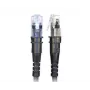 Patchsee ThinPatch UTP CAT 6a -verkkokaapeli 1,2 m musta - 10Gbps PoE++ ohut joustava