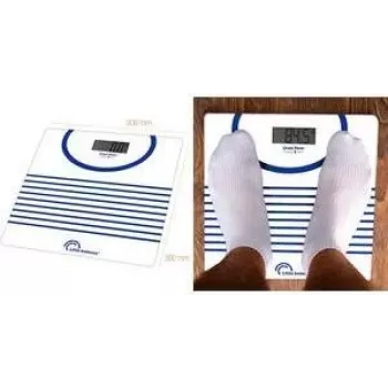 Little Balance LB 8655 digitaalinen henkilövaaka Sailor, USB-C ladattava, paristoton, 180 kg
