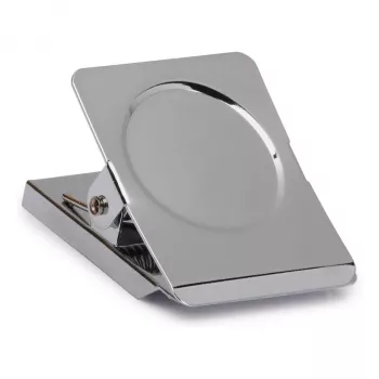 MAUL paperipuristin magneetilla, 40 mm, hopea, tukeva teräs vahvalla jousella 2194096