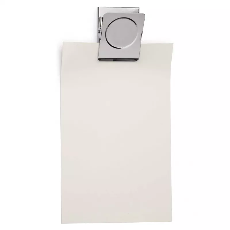 MAUL paperipuristin magneetilla, 40 mm, hopea, tukeva teräs vahvalla jousella 2194096