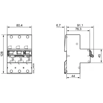 Siemens 5SP33353 päälinjasuojakatkaisija