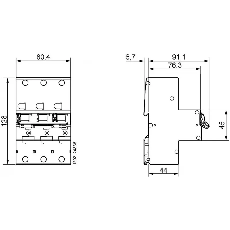 Siemens 5SP33353 päälinjasuojakatkaisija