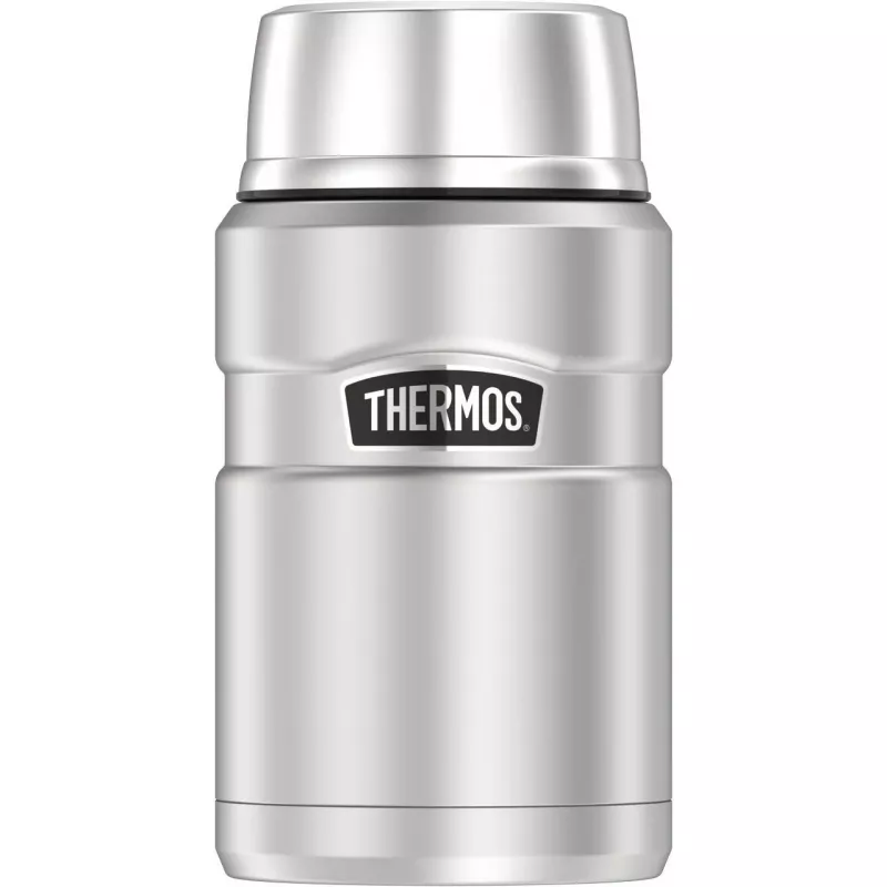 THERMOS STAINLESS KING tyhjiö­eristetty ruokasäiliö, 0,71 L, mattamusta 4001.233.071