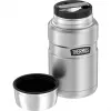 THERMOS STAINLESS KING tyhjiö­eristetty ruokasäiliö, 0,71 L, mattamusta 4001.233.071
