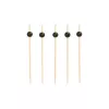 PAPSTAR Fingerfood-tikut Black Pearl, 125 mm, bambu, 200 kpl 11300