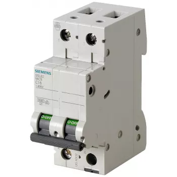 Siemens SENTRON 5SL62067 johdonsuojakatkaisija 2-napainen C 6A 6kA 230/400V AC