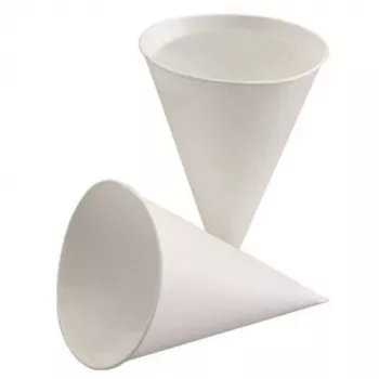PAPSTAR sokeriruoko-paperikartiojuomamuki 150 ml, valkoinen, 85 mm halkaisija, 115 mm korkeus (88619)