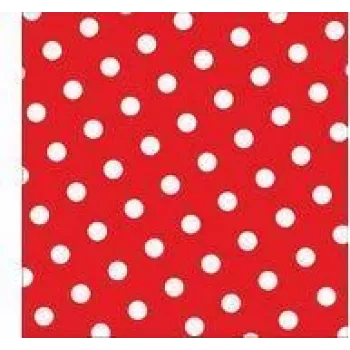 PAPSTAR Dots paperiset servetit, 330 x 330 mm, punainen, 3-kerroksinen, 1/4-taite, 20 kpl 82756
