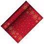 PAPSTAR Christmas Shine punainen Airlaid-pöytäjuoksu, 400 mm x 3 m, rullalla, 1 kpl 88657