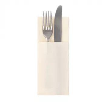 PAPSTAR Royal Collection servettitasku, samppanja, kankaanomainen premium-tissue, 3-kerroksinen, 40 x 40 cm avattuna, 50 kpl 37328