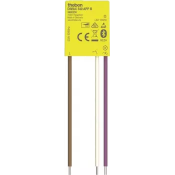 Theben Mini-yleisdimmeri UP DIMAX 540 APP B (5400230) - uppoasennettava yleisdimmeri Bluetoothilla