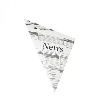 PAPSTAR teräväpussi sanomalehtipaperi, 270 x 190 x 190 mm, pergamentinkorvike, 40 g/m², 125 g täyttömäärä, 1 kpl 86053