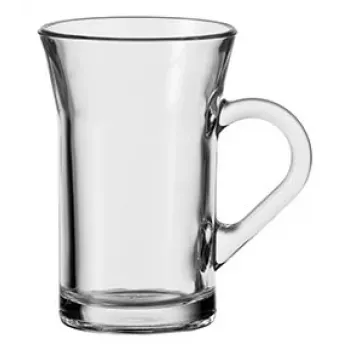 Esmeyer Montana CYLON teelasi kahvalla, 200 ml, konepesunkestävä, 115 mm korkeus, 6 kpl:n pakkaus (410-828)