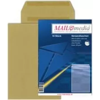 MAILMEDIA Elepa C4 lähetyspussit, itseliimautuva, 90 g/m², ruskea, 50 kpl 30002518