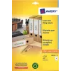 Avery LR4761-25 valkoiset arkistotarrat 61 x 192 mm 100 tarraa (25 arkkia x 4)