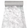 PAPSTAR Sizoflor pöytäjuoksija ja koristenauha, hopea, 25 m x 30 cm, vedenkestävä, 75 % polyesteriä / 25 % polyamidia 37064