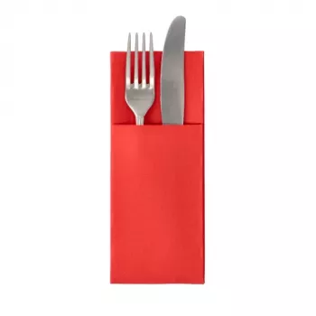 PAPSTAR Royal Collection lautasliinatasku punainen 40x40 cm 3-kerroksinen 50 kpl 37330