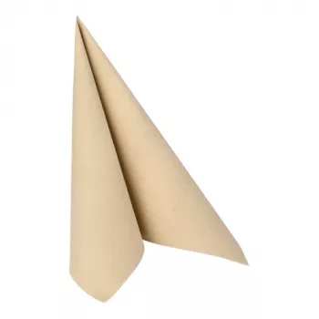 PAPSTAR ROYAL Collection Sand kuitukangaslautasliinat, 4-kerroksinen, 1/4 taite, 400 x 400 mm, 50 kpl 82360