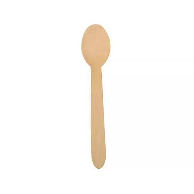 PAPSTAR pure puulusikka, 157 mm, koivupuu, luonnonvaalea, 500 kpl, biohajoava 86941