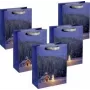 SIGEL GT115 Weihnachtskapelle suuret lahjakassit, 26 x 33 cm, 5 kpl pakkaus