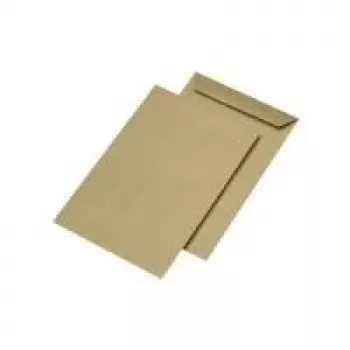 MAILmedia 301017 lähetyskassi E4, ikkunaton, märkäliimautuva, ruskea, 130 g/m²