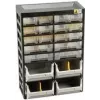 Allit VarioPlus Basic 34 pienosalaatikosto, 20 vetolaatikkoa, muovi, harmaa, 305 x 170 x 435 mm 458160