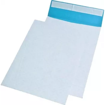 MAILmedia B4 lankavahvistettu itseliimautuva lähetyskuori, valkoinen/sininen, 250 x 353 mm 391080