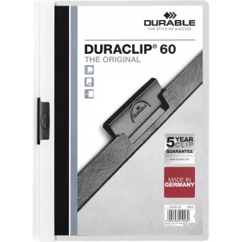 DURABLE DURACLIP 60 A4 puristinnide musta (25 kpl:n pakkaus) 220902