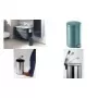 DURABLE metallinen jalkapoljinroskis 12L pyöreä hopea 341158