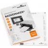 DURABLE BADGEMAKER® vaihtotarrat 67 x 17 mm, valkoinen, 400 tarraa, A4-arkit, mustesuihku- ja lasertulostimille 146102