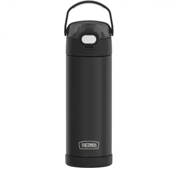 THERMOS FUNTAINER termospullo, 0,47 l, ruostumaton teräs, pop-up-pilli, taitettava kantokahva 4115.346.047