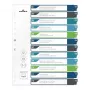 DURABLE 679627 A4+ polypropeeni blanko-rekisteri, monivärinen, pystyformaatti, 0,27 mm, 11-reikäinen yleisperforointi