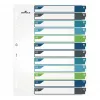 DURABLE 679627 A4+ polypropeeni blanko-rekisteri, monivärinen, pystyformaatti, 0,27 mm, 11-reikäinen yleisperforointi
